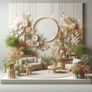FLOWERS AND PLANTS ON THE STAND: SECRETS OF IMPRESSIVE DESIGN